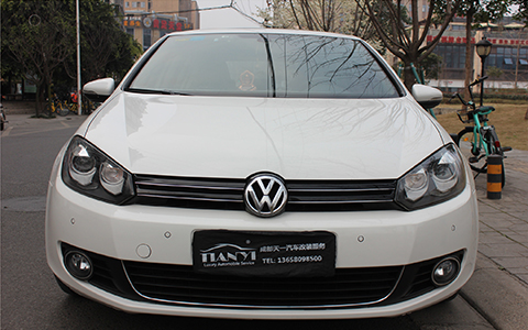 成都天一車燈高爾夫改GTI