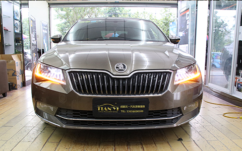 成都天一車燈速派低配改高配