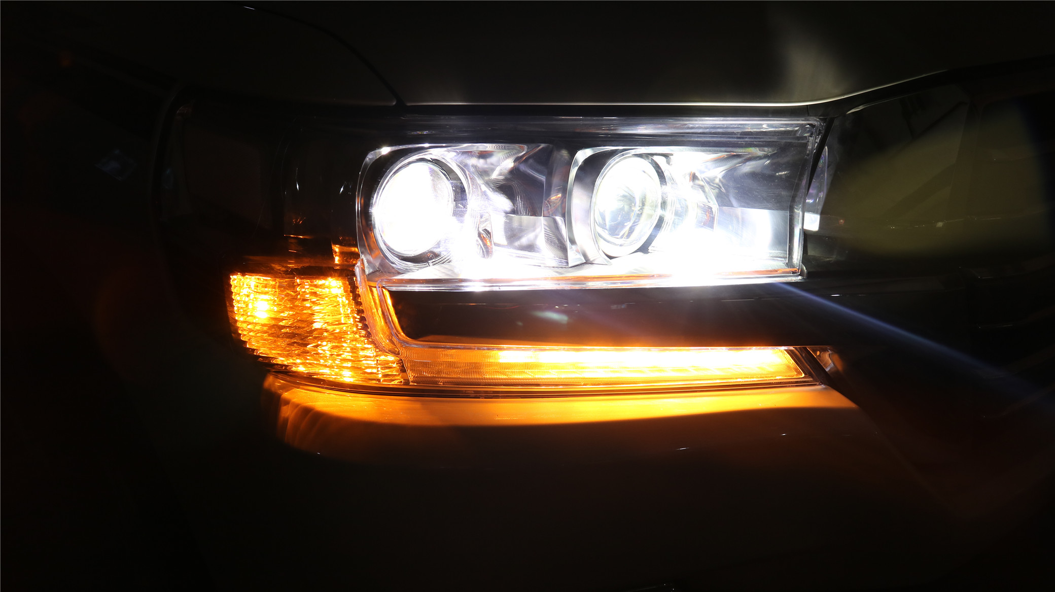 流水日行燈及大燈效果展示 流水日行燈及大燈效果展示