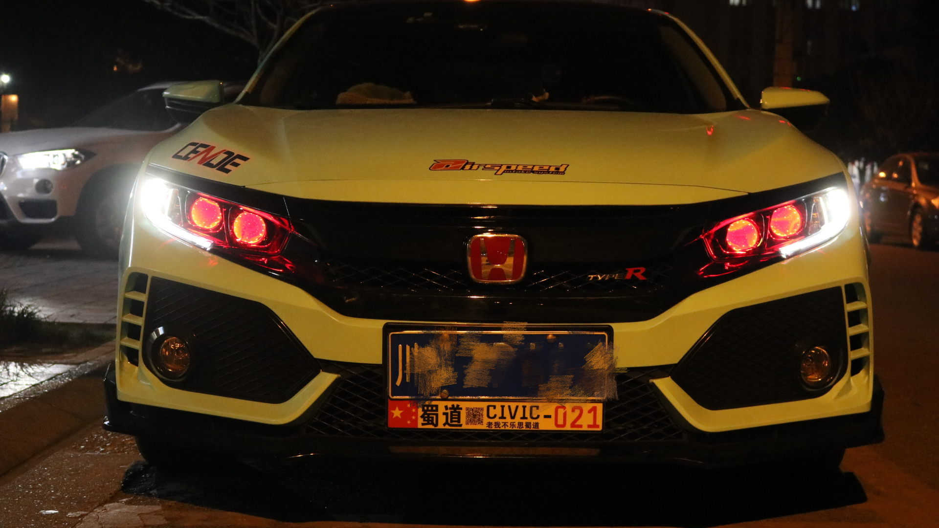 思域車燈升級LED透鏡