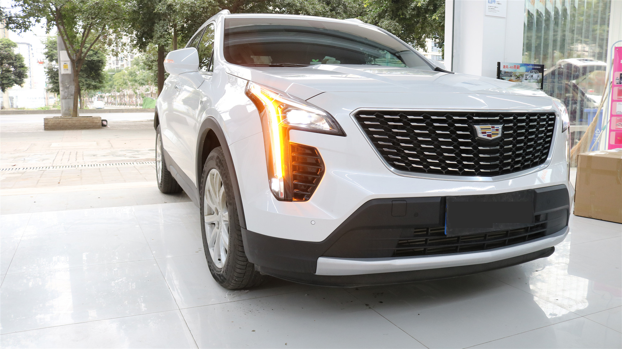 成都天一車燈改裝XT4效果 成都天一車燈改裝XT4效果